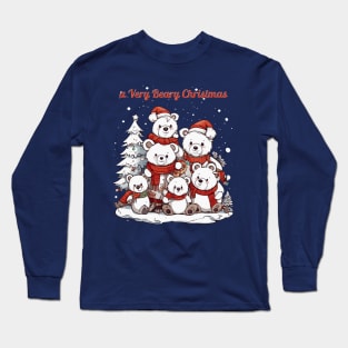 a very beary christmas Long Sleeve T-Shirt